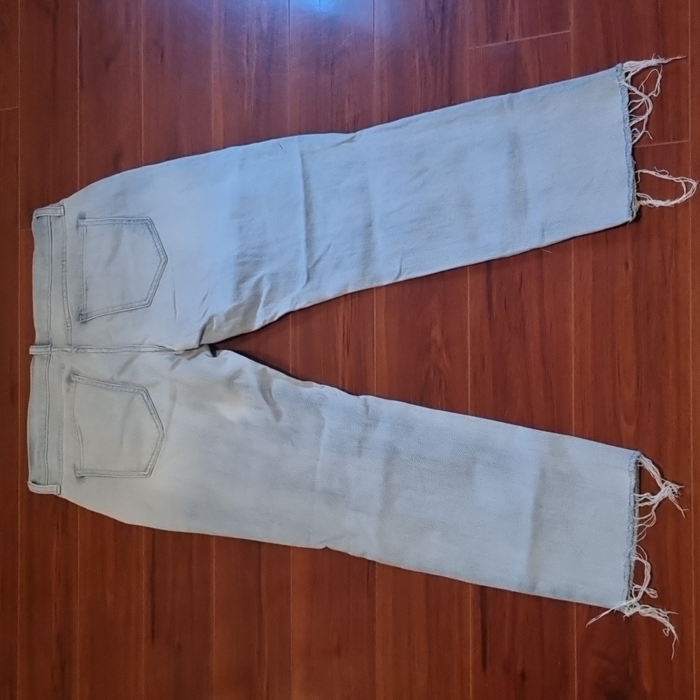 Old Navy Distressed Boyfriend Jeans Blue Size 8 - Picture 9 of 15